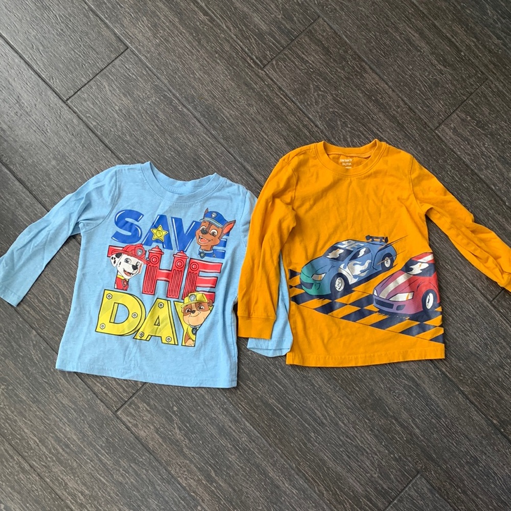 Two Long sleeve 3T boys shirts